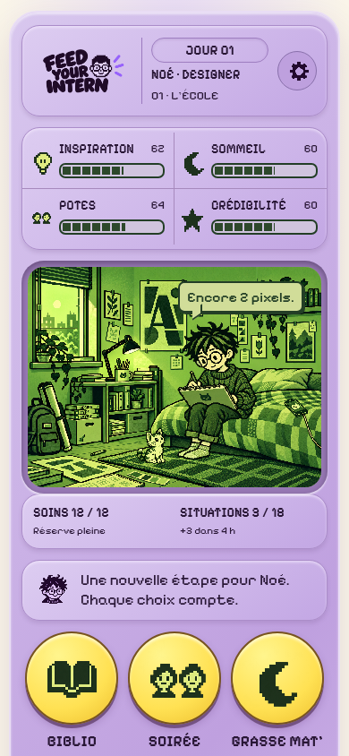Capture du jeu : l’école